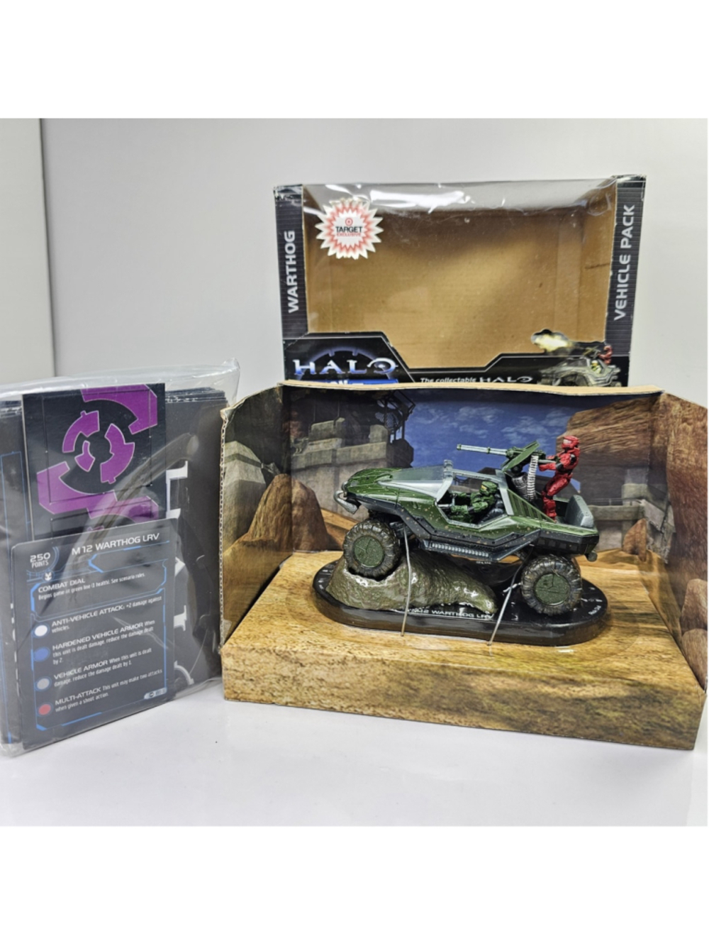 WizKids Halo ActionClix Warthog Vehicle Pack Target Exclusive Open Box
